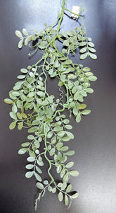 Floare Curgătoare Decorativă 100 cm – Model Verde Mat cu Frunză Rotundă